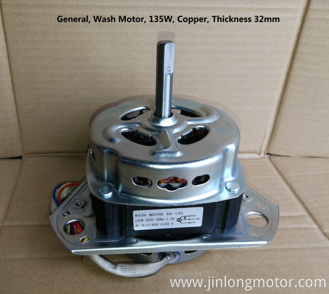 135W Wash Motor for Wash Machine Use, Indonesia General Type